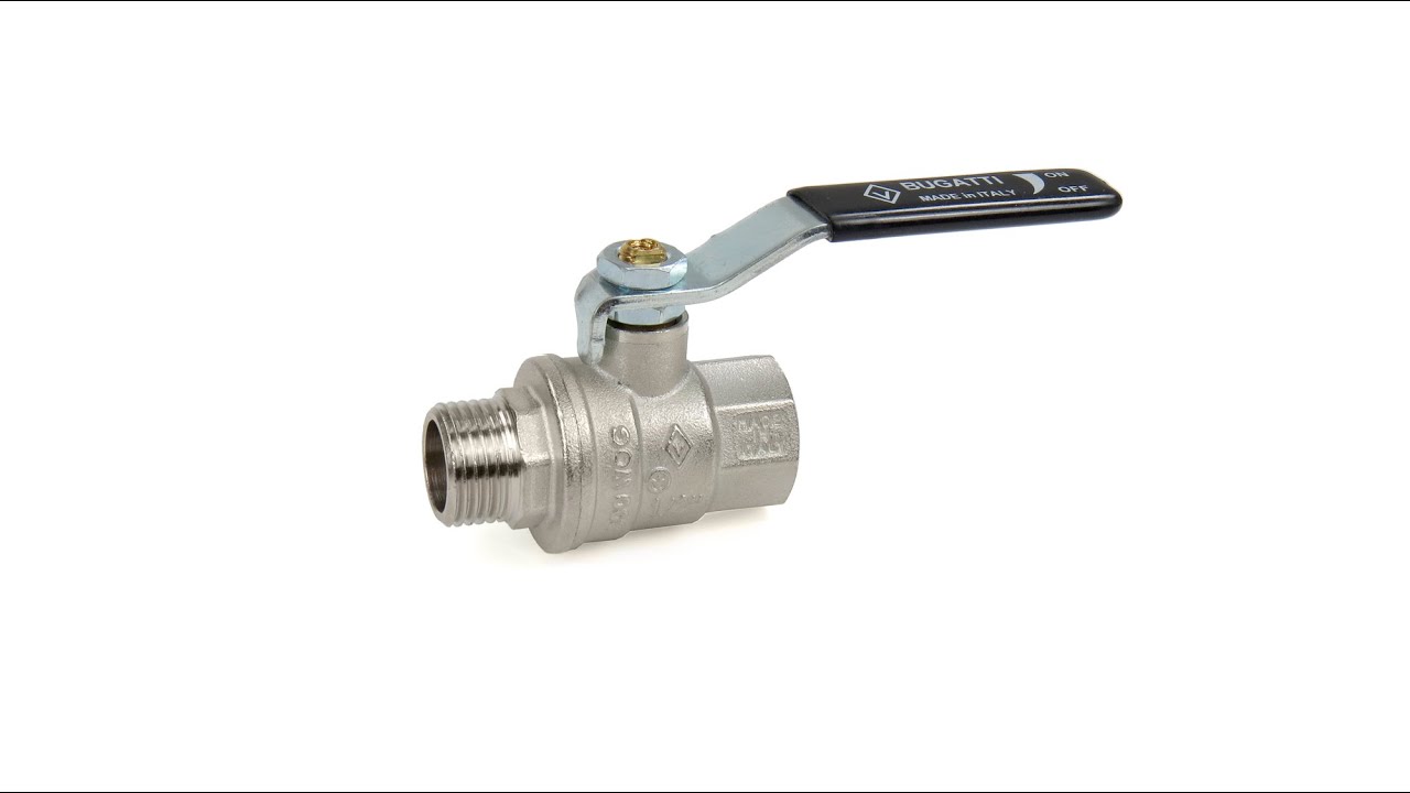 КРАН ШАРОВОЙ BUGATTI 305 1 ДЮЙМ F-M - YouTube