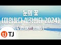 TJ노래방 눈의꽃 미안하다사랑한다2024 OST 도영 DOYOUNG TJ Karaoke