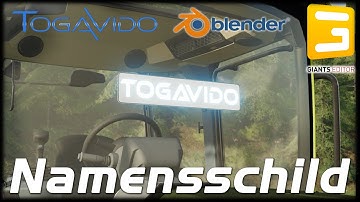 LS19 Modding #48 - Namensschild erstellen und einbauen