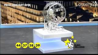 2016 01 01 Euro Millions Number and draw results screenshot 4