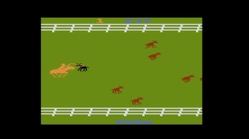 PS1, Emulated, Activision Classics, Stampede, Game 3, 770 points