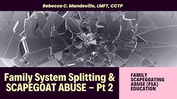 Misbruik en splitsing van de zondebok - Deel 2 #zondebok #toxischefamilie #narcissistischefamilie