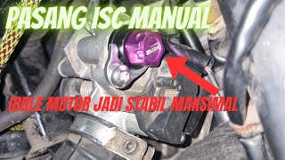 HOW TO INSTALL A MANUAL ISC ON AN OLD NMAX MOTORCYCLE | BY PROPER RACING LINE, STABLE IDDLE BREAT...