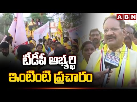 టీడీపీ అభ్యర్థి ఇంటింటి ప్రచారం | TDP Candidate Anand Babu Election Campaign | ABN Telugu - ABNTELUGUTV