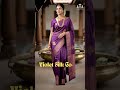 Violet Silk Cotton Saree