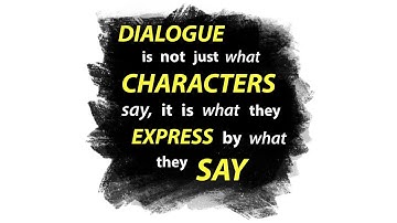 The Essentials of Scriptwriting: 7. Dialogue