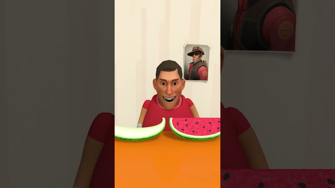 Diaper Scout Watermelon Challenge #tf2 #animation #memes