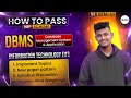 How to Pass DBMS | S.E SEM-III (NEP) IT Branch | Most Important Questions discussion | MUSA 
