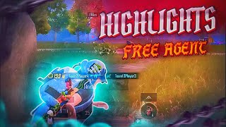 FREE AGENT | COMPETITIVE HIGHLIGHTS | PUBG MOBILE | by TRESLY