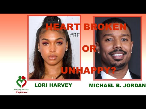 Michael B Jordan and  Lori Harvey – Heart Broken or Unhappy