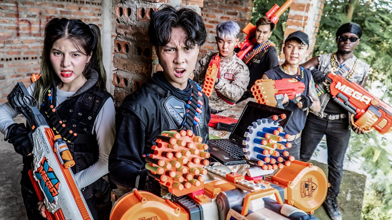 LTT Nerf War : SEAL X Warriors Nerf Guns Fight Crime Group Dr Lee The Craziest Stunts And Strategies