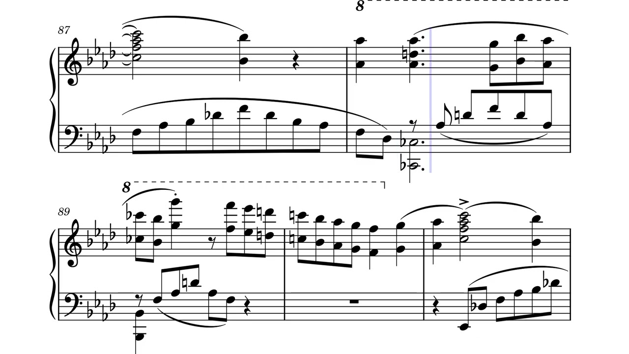 Liebestraum No.3 in Ab Major-S 541/3-Franz Liszt