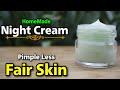 Vitamin E And Aloevera Night Cream For Acne Free Fair Skin : Best Solution For Acne Pimples