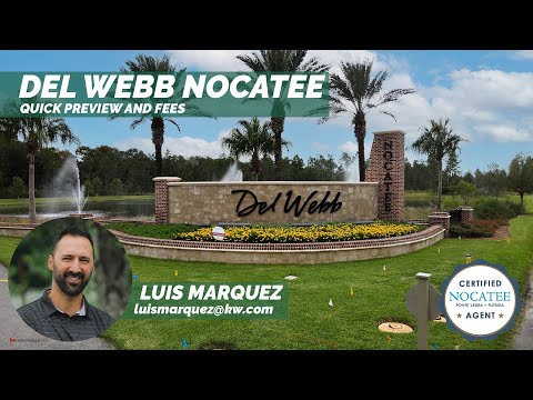 Del Webb Nocatee | Ponte Vedra FL | 55+ Neighborhood | Nocatee Amenities | Luis Marquez Realtor KW