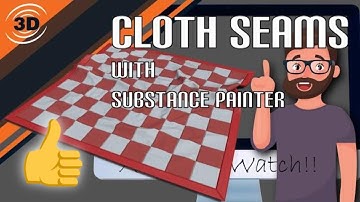 Cloth Seams with Substance Painter