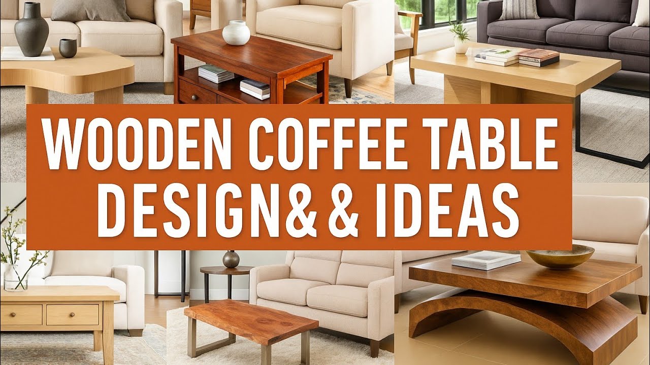 Wooden coffee table design and ideas @JDwoodcraftandidea - YouTube