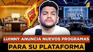 ¡EXCLUSIVA! LUINNY CORPORAN ANUNCIA NUEVOS ESTUDIOS Y PROGRAMAS PARA SU PLATAFORMA