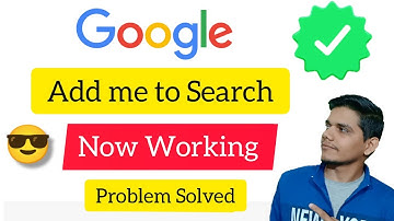 Add me to search google Not showing | Google people card not showing  | Google People card
