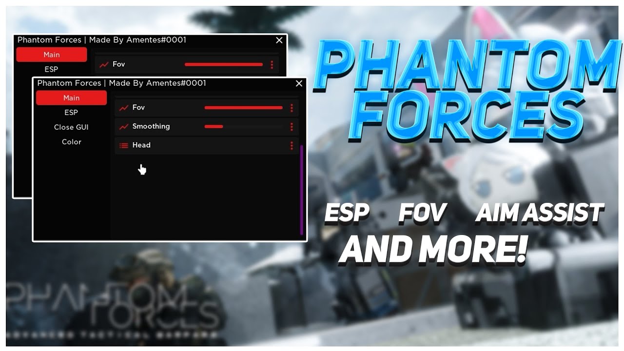 Phantom Forces Script | Legit Gui Aim Assist, Esp & More! (Roblox Hile ...