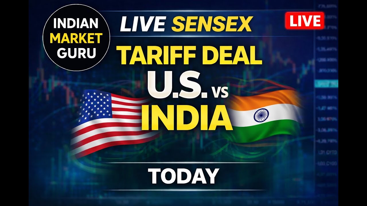 🔴 LIVE Sensex Options | US-India Tariff Deal Impact | Call Put Bias | Hindi