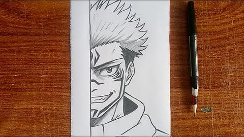 How to Draw Sukuna Easy | Step-by-Step Anime Drawing for Beginners