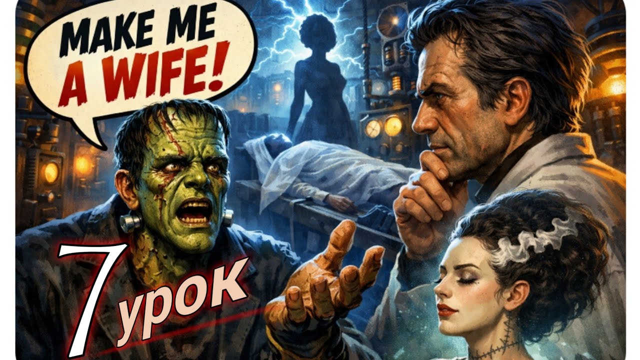 АНГЛИЙСКИЙ НА СЛУХ / "Франкенштейн" / Урок 7 / 