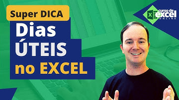 Como Contar DIAS ÚTEIS para PRAZOS e VENCIMENTOS em PLANILHAS no EXCEL
