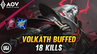 VOLKATH BUFFED GAMEPLAY | NEW PATCH | ARENA OF VALOR