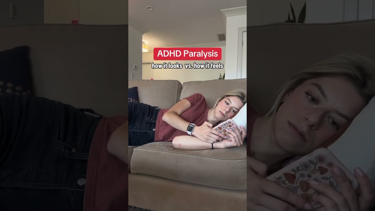 How ADHD Paralysis Looks Vs It Feels Shorts Adhd