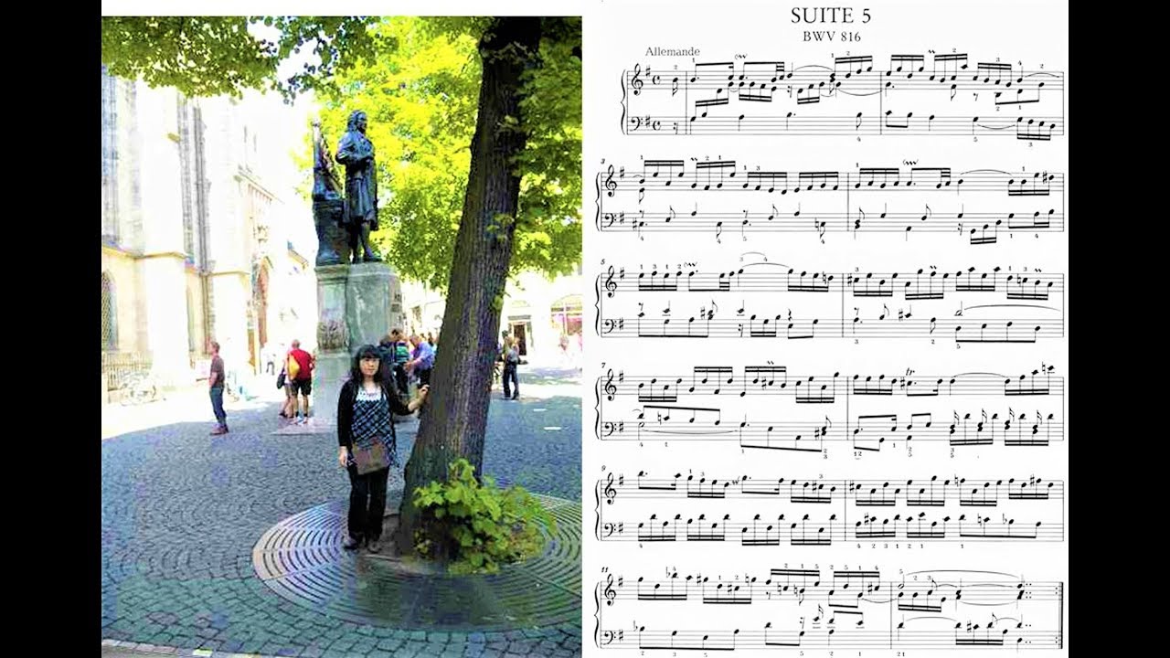 J.S.バッハ:フランス組曲第5番(全曲)BWV816 J.S.BACH:French