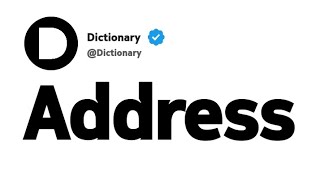 Address Synonyms | Similar Words