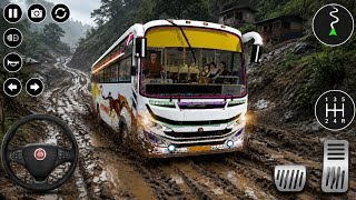 Ultimate Off-Road Bus Adventure 🌿 | BUSSID Village Road Driving Gameplay 🚍 screenshot 1