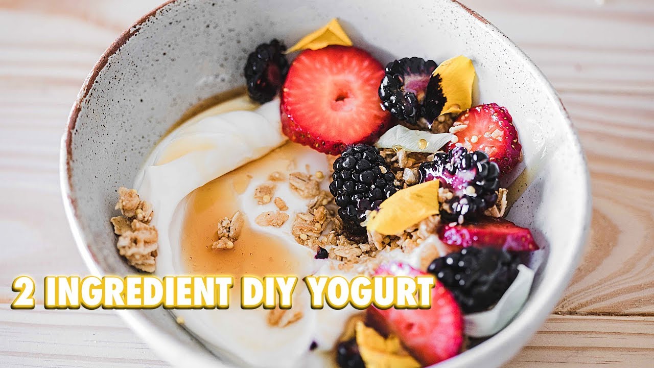 How To Make Your Own Yogurt With 2 Ingredients | Joshua Weissman