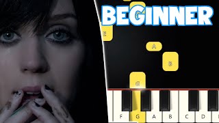 Video thumbnail of "The One That Got Away - Katy Perry | Beginner Piano Tutorial | Easy Piano"