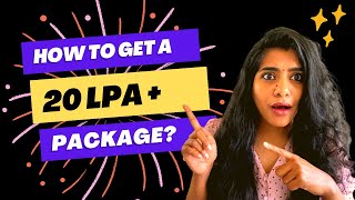 HR EXPLAINS : How to get a 20 lpa INR jobs in India  | Athulya Nair | #LearnWithLiya