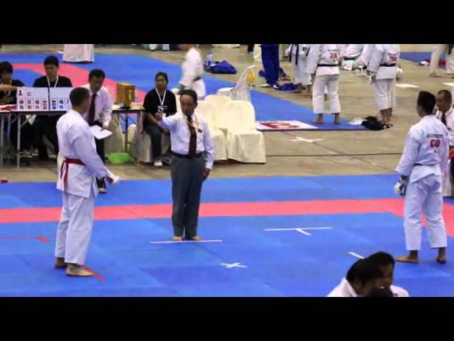 Chris Walsh England Team Kumite Fight