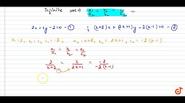 Find the value of  ltmath gt  ltmi gtk lt/mi gt  lt/math gt for which following    system of e