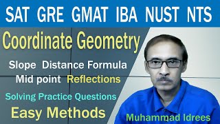 Coordinate Geometry - most important for SAT GRE GMAT NTS IBA NUST NET admission test preparation
