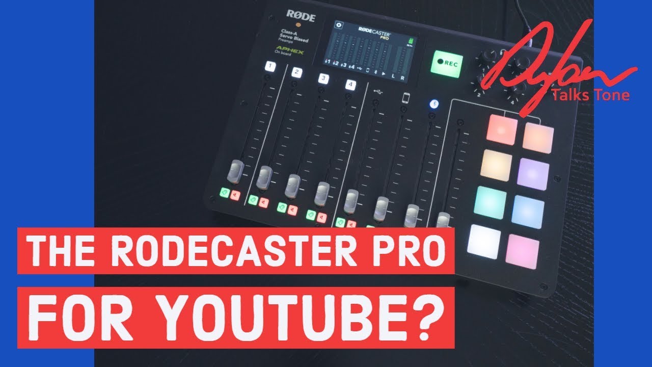 RodeCaster Pro Unboxing and First Audio Test - YouTube