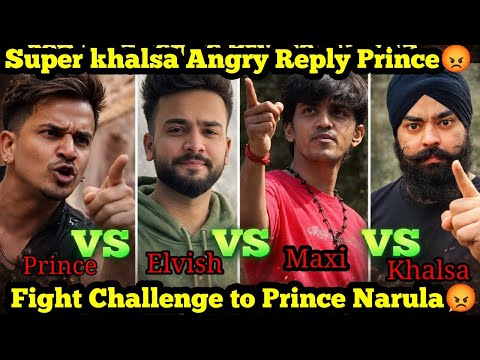 Elvish Yadav vs Prince Narula / Maxtern fight in The 50 Show / Super khalsa Challenge Prince Narula