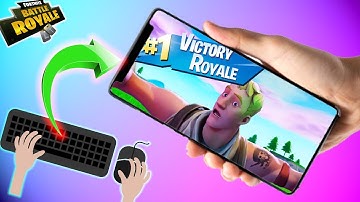FORTNITE MOBILE - FIRST SOLOS Victory Royale MOUSE KEYBOARD Gameplay ( ANDROID IOS ) Octopus No Root
