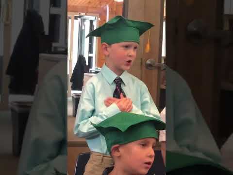 Stone’s Kindergarten graduation from Cornerstone Montessori-May 2019