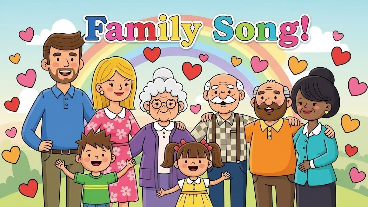 “My Family and Me! ❤️🎶 | Fun 1-Minute Family Song for Kids