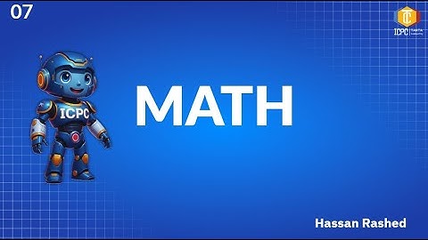 ICPC Tanta Community | Winter 2026 | L0W6 | Math