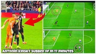 Antonín Kinský Error Vs Atlético Madrid Goalkeeper Antonín Kinský Subbed Atlético Vs Spurs