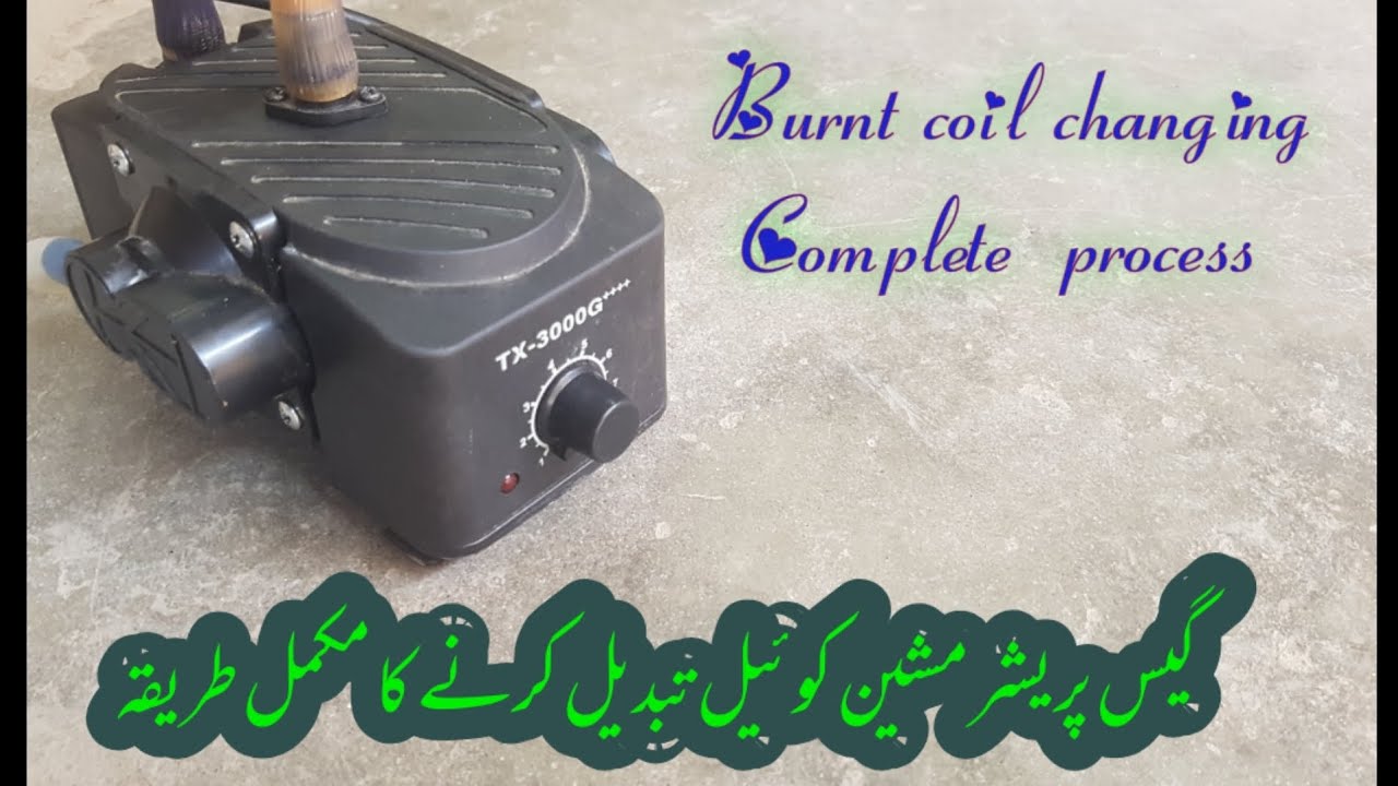 How to repair and  change gass compressor coil
