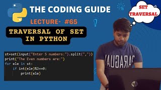Traversal of a Set In Python | Python Tutorials For Beginners