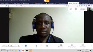 Conducting a live class using Google Meet