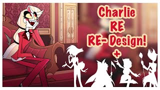 Charlie Magne RE RE-DESIGN + Animation friendly designs (SPEEDPAINT)