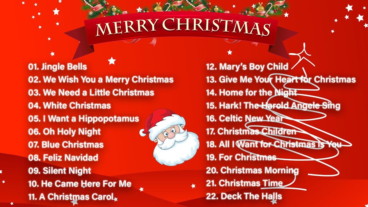 Udflugt Ruddy Afslut Top 100 Christmas Carols Playlist 🎄 5 Hours of Classic Christmas Songs  Playlist - YouTube